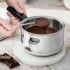Chocolate fundido con el cazo baño maría acero inoxidable 18/10 Lacor