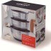 Packaging del Set 3 boles INOX Lacor