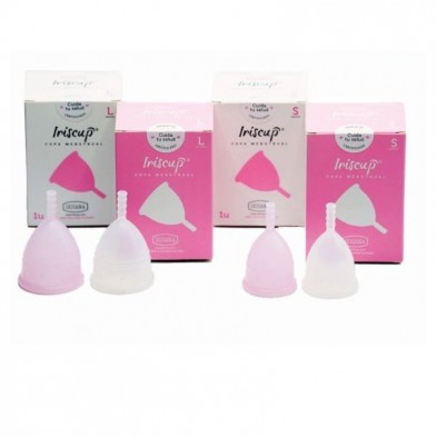 Packaging de cartón de la gama de copas menstruales Iriscup