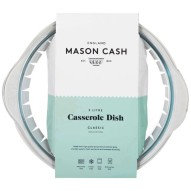 Envase de cartón de la cazuela Mason Cash con etiqueta de capacidad de 3 litros