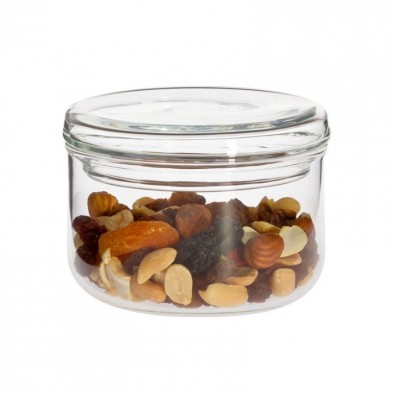 Tupper con tapa de vidrio de borosilicato de trendglas jena con capacidad de 180 ml