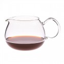 Jarra PRETTY POT Trendglas Jena de vidrio de borosilicato con café en su interior