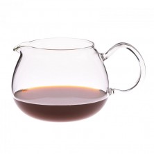 Jarra PRETTY POT Trendglas Jena de vidrio de borosilicato con café en su interior