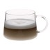 Taza CONUM Trendglas Jena con café con leche