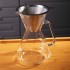 Presentación de la Cafetera por goteo Brasil con filtro de acero inoxidable Trendglas Jena sobre la encimera