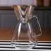 Filtro de acero 304 sobre la jarra de borosilicato que compone la cafetera pour over Brasil de Trendglas Jena