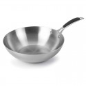 Wok Trimetal de Lacor de acero inoxidable 18/10