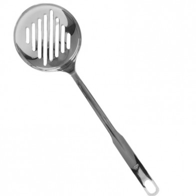 Espumadera super monoblock Lacor con orificios de rejilla de acero inoxidable 18/10