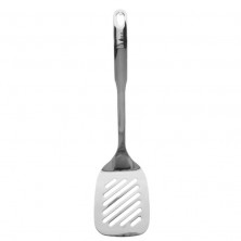 Espátula super monoblock Lacor de acero inoxidable 18/10 para cocinar a la plancha