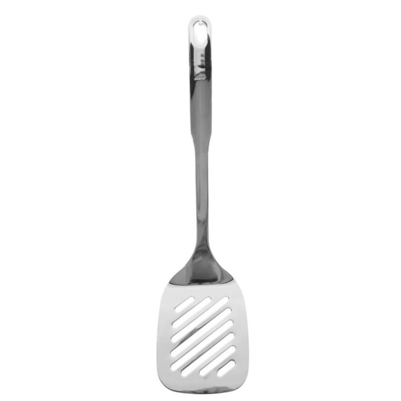 Espátula super monoblock Lacor de acero inoxidable 18/10 para cocinar a la plancha