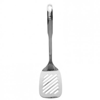 Espátula super monoblock Lacor de acero inoxidable 18/10 para cocinar a la plancha