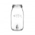 Dispensador de bebidas de vidrio con grifo de polipropileno redondo con tapa 3L Kilner