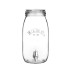 Dispensador de bebidas de vidrio con grifo de polipropileno redondo con tapa 3L Kilner