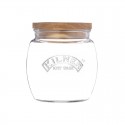 Tarro vidrio con tapa de madera acacia 0,85 litros Kilner vacío