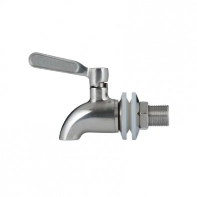 Grifo de Acero Inoxidable con juntas de silicona para reemplazar en los Dispensadores 5L y 8L Kilner