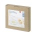 Packaging del Posavasos con flor de la vida en oro 24K Nature's Design
