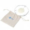 Plato posavasos con flor de la vida en oro 24K Nature's Design