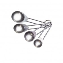 Set 4 cucharas medidoras Mason Cash de acero inoxidable para la cocina