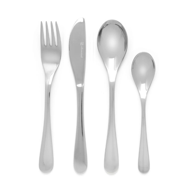 Cubiertos para niños 4 piezas Zilverstad de acero inoxidable 18/10