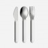 Cada Set cubiertos infantiles Zoku incluye: cuchara, cuchillo y tenedor