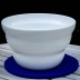 Cuenco de porcelana blanca shinno básico con proporción phi de Natures Design