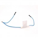 Cable azul con Fusible Megahome, con soporte metálico y conectores; ideal para servicio técnico.