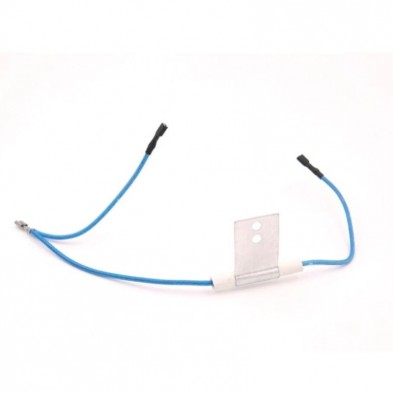 Cable azul con Fusible Megahome, con soporte metálico y conectores; ideal para servicio técnico.