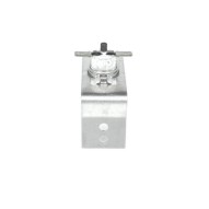Vista trasera del fusible botón reset con soporte para el destilador de agua Megahome