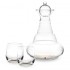 Set Jarra Alladin 2 Vasos Mythos Flor Vida Oro Nature's Design sobre fondo blanco