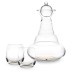 Set Jarra Alladin 2 Vasos Mythos Flor Vida Oro Nature's Design sobre fondo blanco