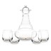 Set Jarra Alladin 4 Vasos Mythos Flor Vida Oro Nature's Design sobre fondo blanco