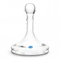 Decantador de vino Rubellum flor vida blanca Nature's Design con tapón de 1 litro de capacidad, vacío.