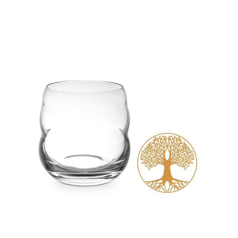 Vaso Mythos Árbol de la Vida de oro de 14 quilates de Nature's Design