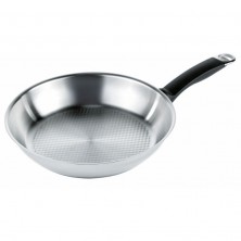 SILVER STAR Sartén de acero inoxidable Kuhn Rikon de 28 cm