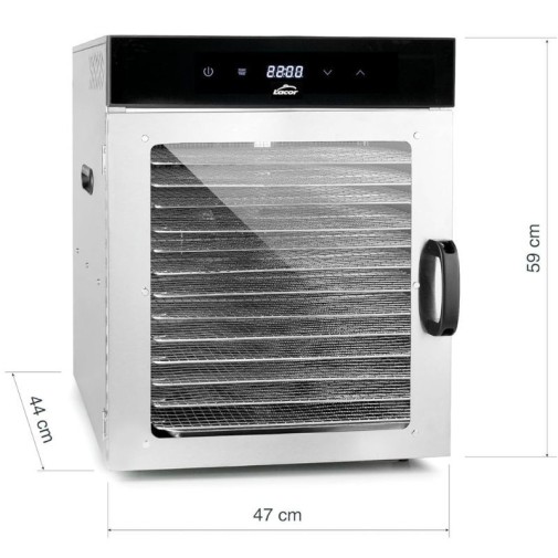 Deshidratador de alimentos Dry Lacor medidas