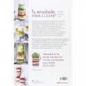 Contraportada del libro TU ENSALADA PARA LLEVAR EN UN TARRO Bérengère Abraham