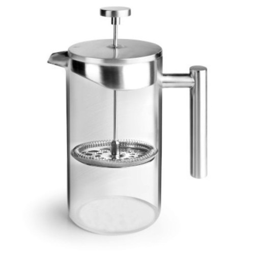 Cafetera Francesa Inox Lacor cuerpo interior doble pared acero 18/10