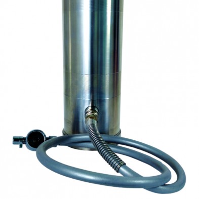 Filtro de agua Sanuno Inox de Carbonit con diseño elegante por detrás