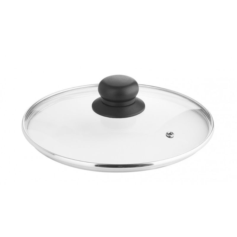 Tapa vidrio G-Sola Inoxibar con pomo de baquelita