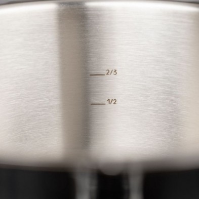 marcado a láser de la capacidad de la Olla a Presión Duromatic Classic Neo con asas Kuhn Rikon marcado a láser de la capacidad de la Olla a Presión Duromatic Classic Neo con asas Kuhn Rikon