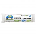 Rollo de 12 bayetas de cocina reutilizables de If You Care en packaging PLA transparente biodegradable
