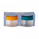 Set de 2 tarros de snacks 125 ml Kilner con su packaging de cartón