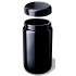 Tarro de boca ancha Saturn 400 ml Miron VioletGlass con tapa abierta