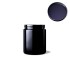 Tarro de boca ancha Saturn 250 ml Miron VioletGlass con tapa abierta vista interior