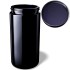 Tarro de boca ancha Saturn 1L Miron VioletGlass con la tapa abierta y vista interior
