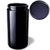 Tarro de boca ancha Saturn 1L Miron VioletGlass con la tapa abierta y vista interior
