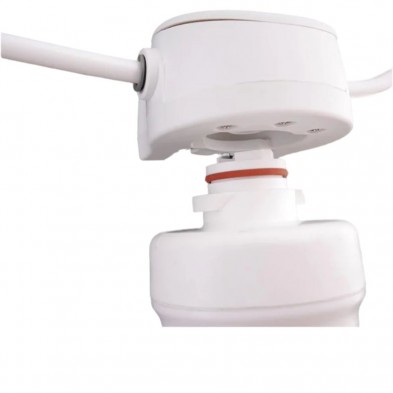 Fotografía explicativa de cómo conectar un cartucho Aqua Avanti inline con el Cabezal de cambio rápido Inline