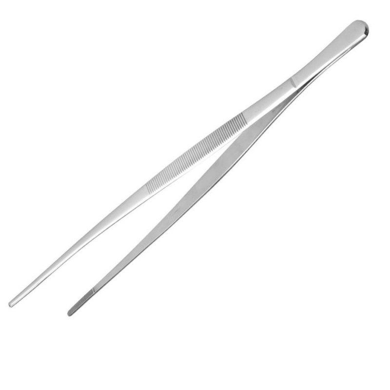 Pinza grill Lacor de acero inoxidable