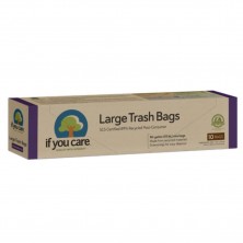 Bolsas de basura de plástico reciclado 50L If You Care en packaging de cartón