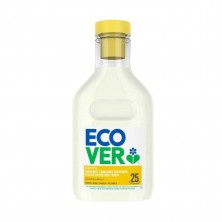 Envase con tapón amarillo del Suavizante Gardenia Vainilla 750ml Ecover